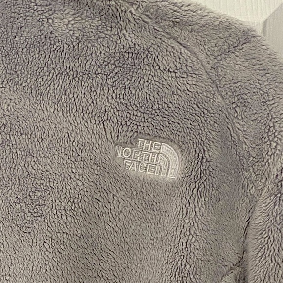 The North Face Ositi Light Gray Soft Fleece Jacket - Picture 5 of 6